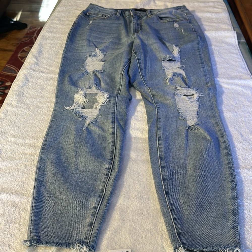 Judy blue used skinny fit  jeans size 14W